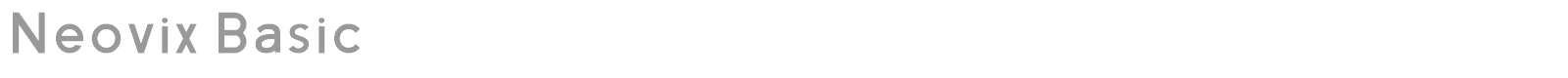 Neovix Basic font preview
